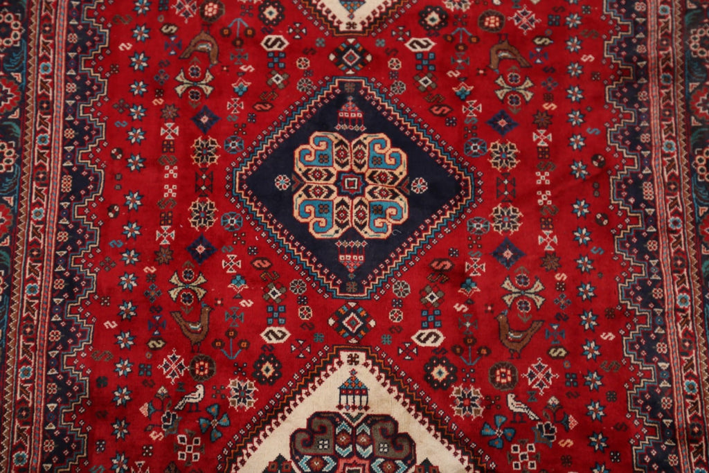 Abadeh Shiraz Persian Area Rug 6x9