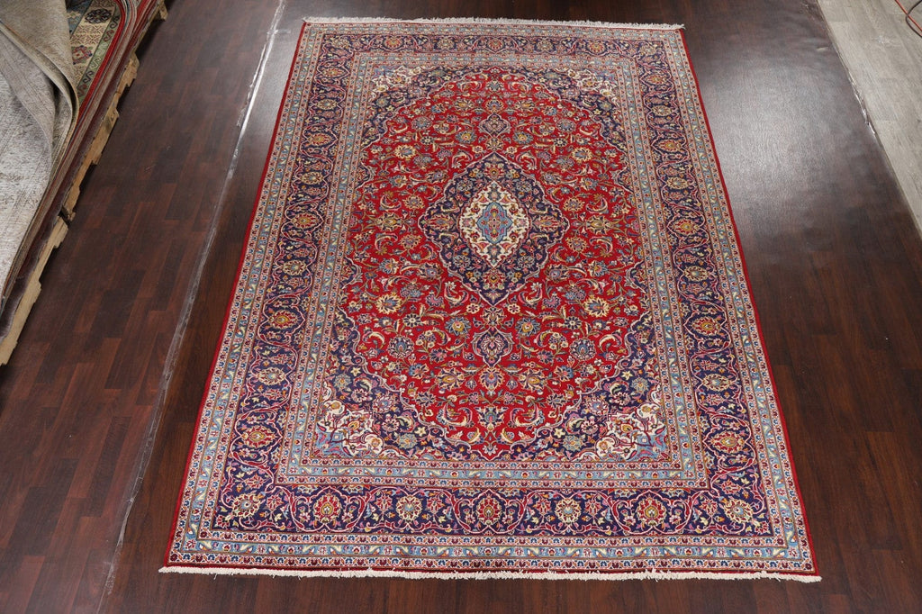 Traditional Kashan Persian Area Rug 8x11