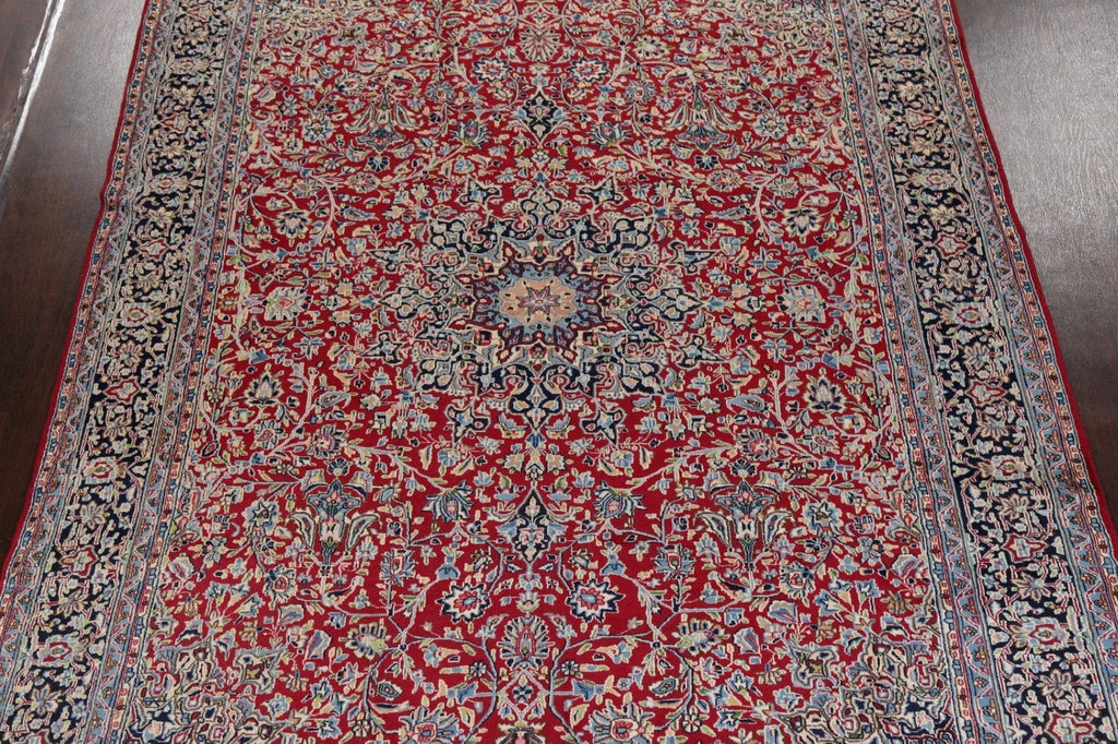 Floral Red Kerman Persian Area Rug 8x11