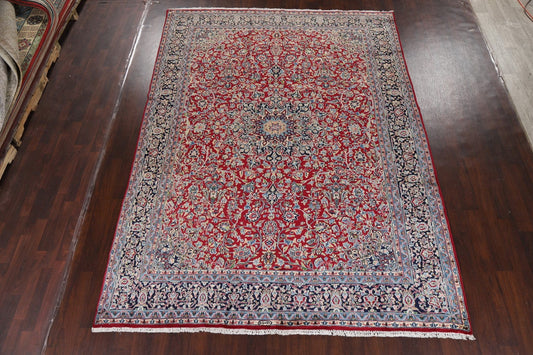 Floral Red Kerman Persian Area Rug 8x11