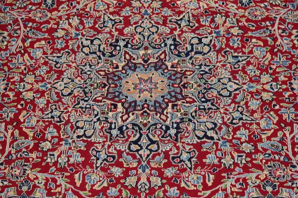 Floral Red Kerman Persian Area Rug 8x11