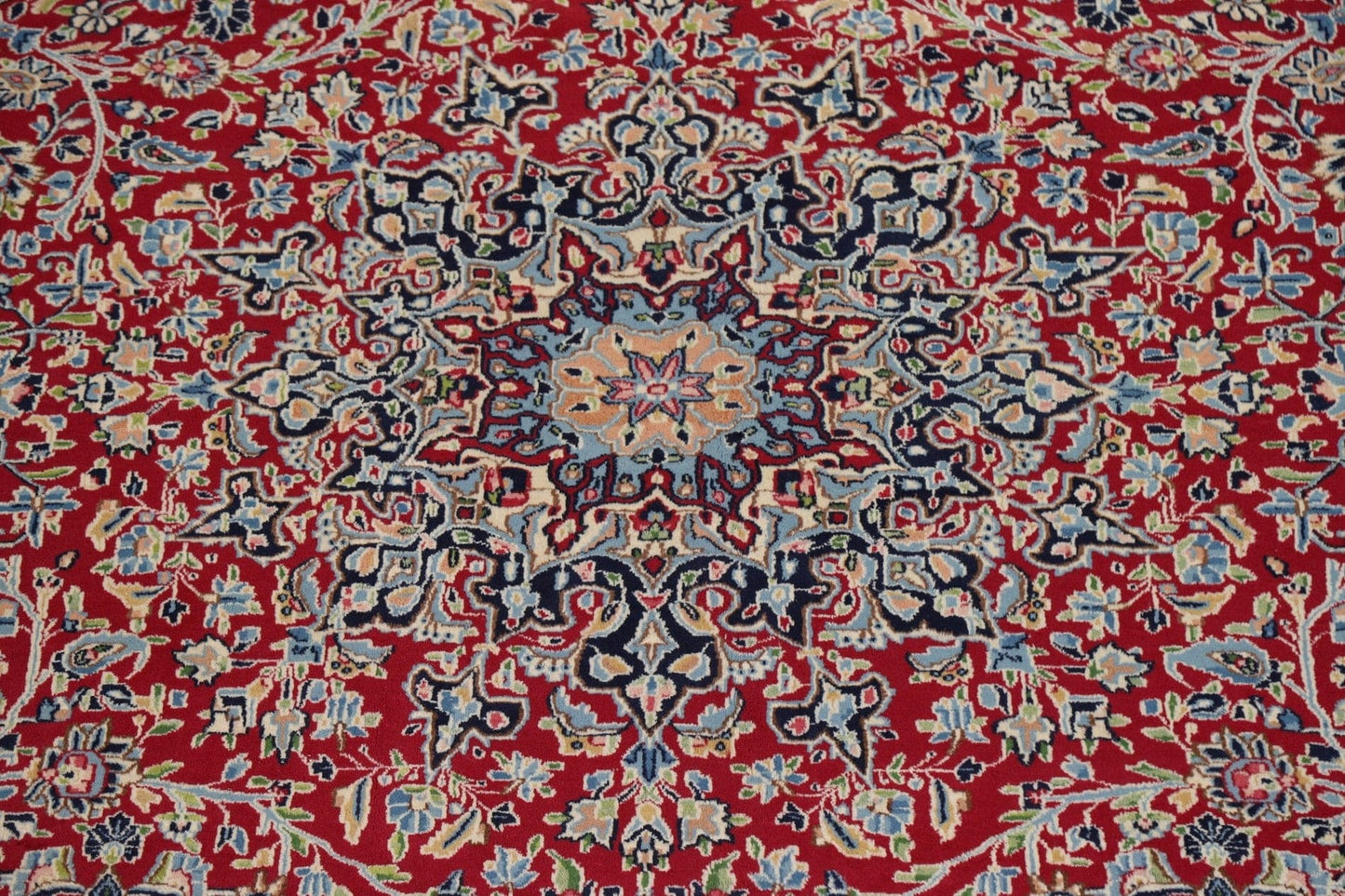 Floral Red Kerman Persian Area Rug 8x11