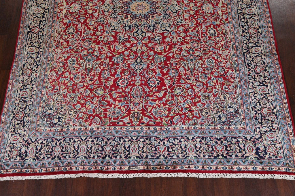 Floral Red Kerman Persian Area Rug 8x11