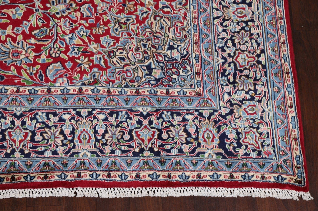 Floral Red Kerman Persian Area Rug 8x11