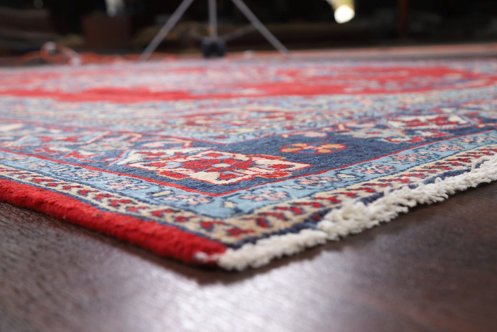 Vintage Floral Mahal Persian Red Area Rug 8x11