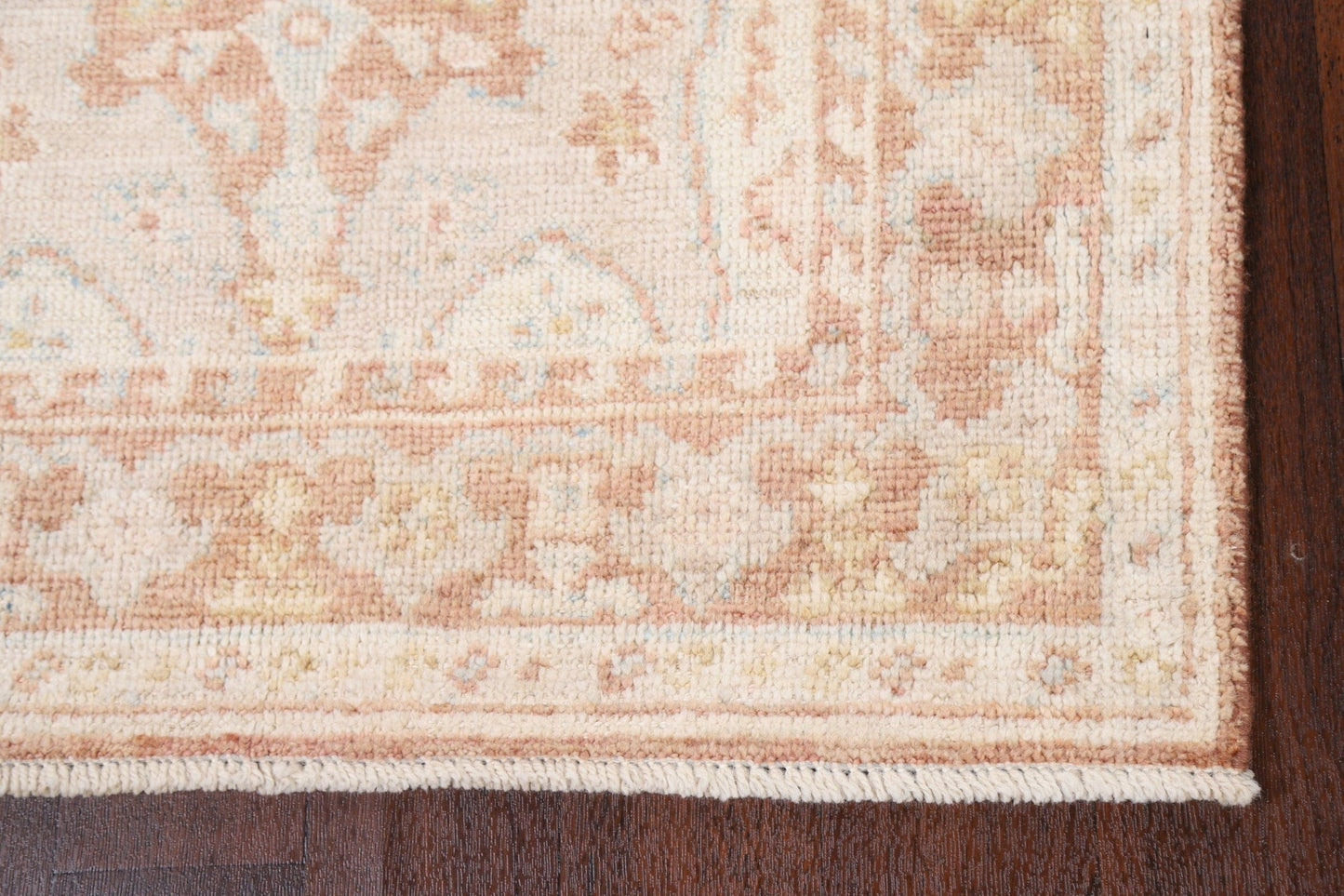 Vegetable Dye Muted Oushak Turkish Area Rug 3x5