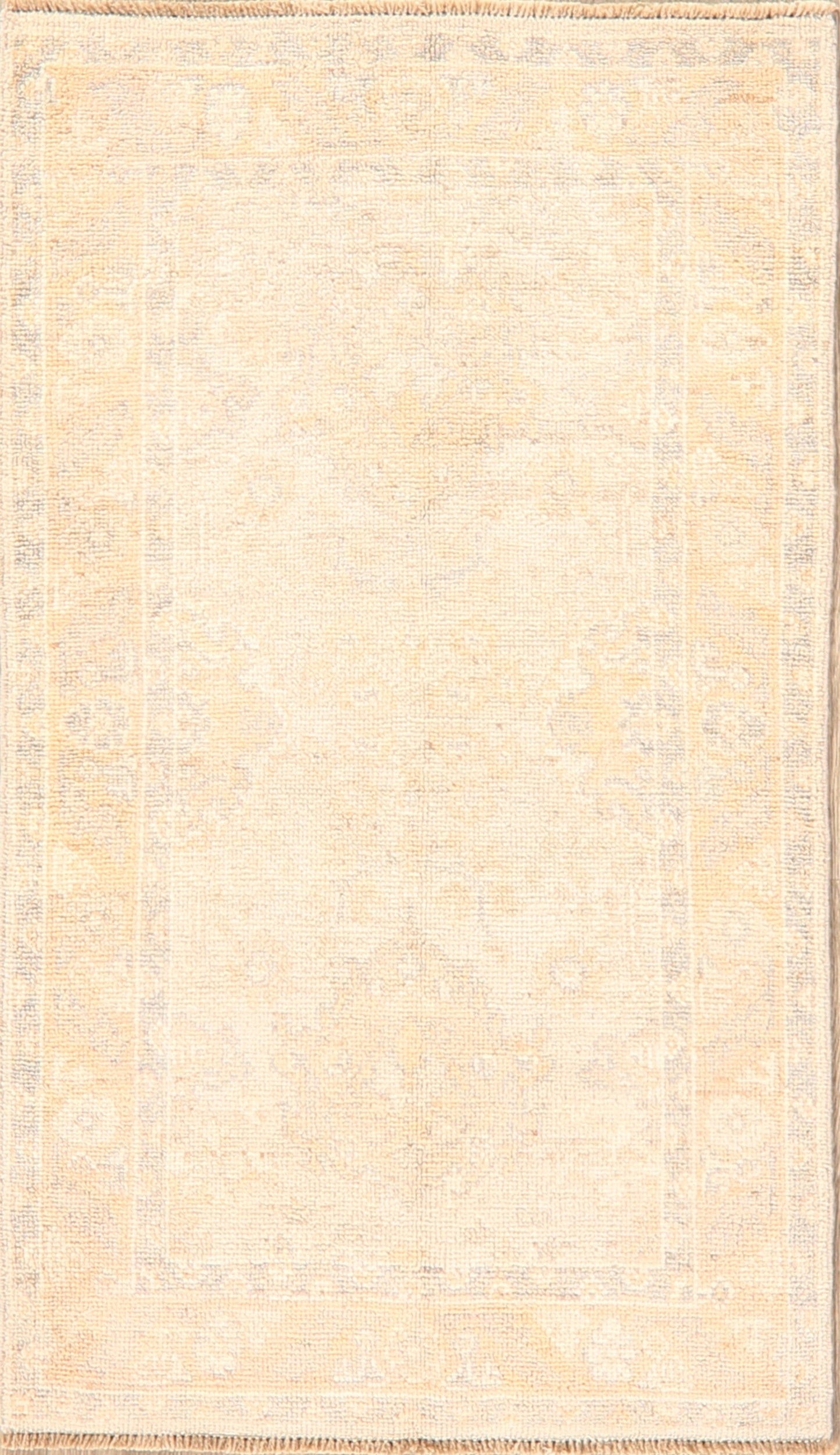 Vegetable Dye Muted Oushak Turkish Area Rug 3x5