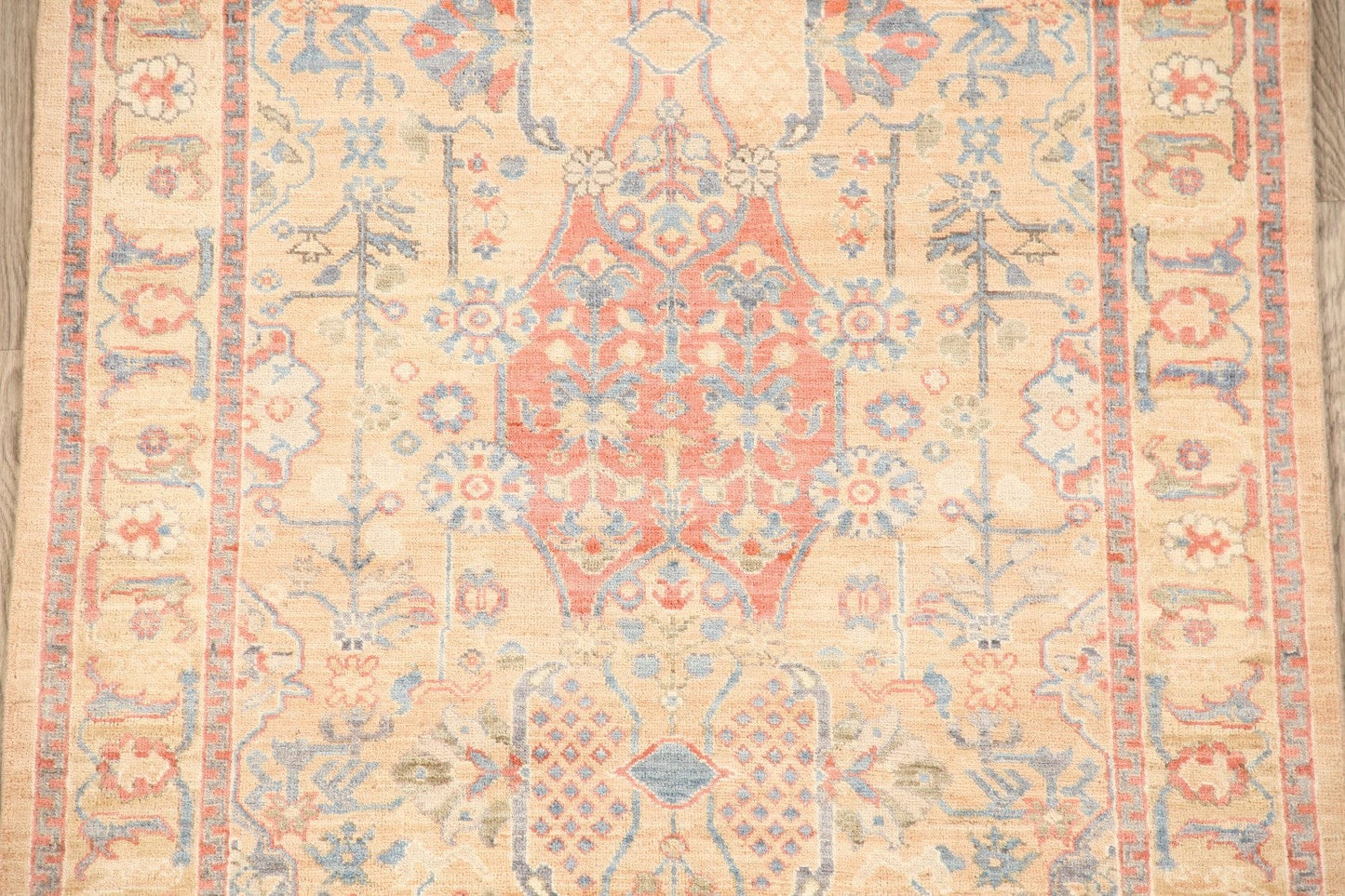 Vegetable Dye Sultanabad Ziegler Oriental Area Rug 4x6