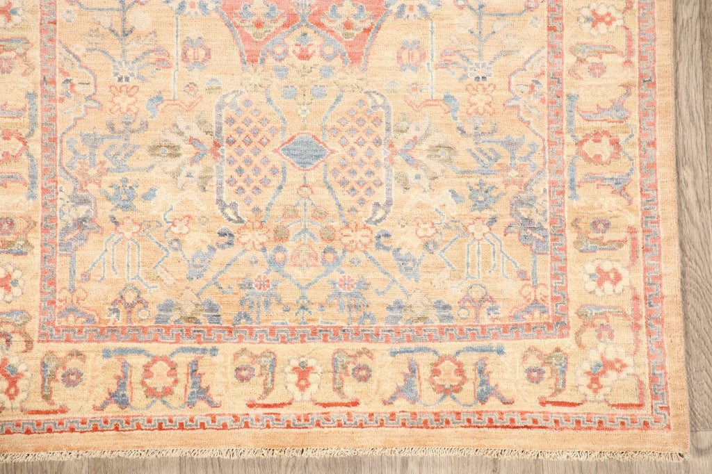 Vegetable Dye Sultanabad Ziegler Oriental Area Rug 4x6