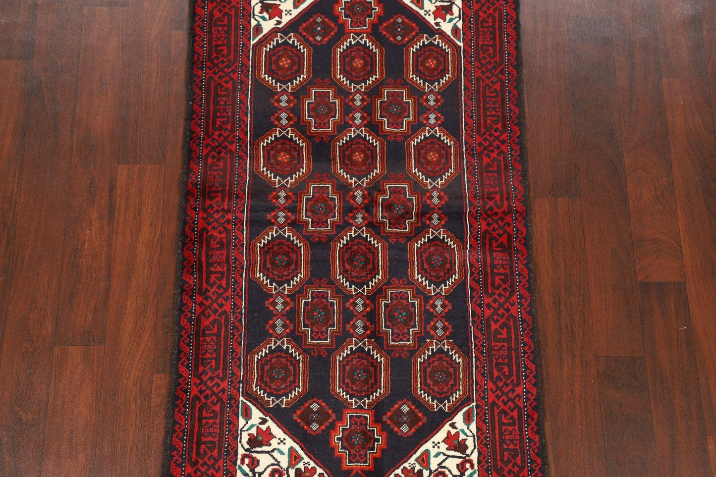 Tribal Geometric Balouch Oriental Area Rug 3x6