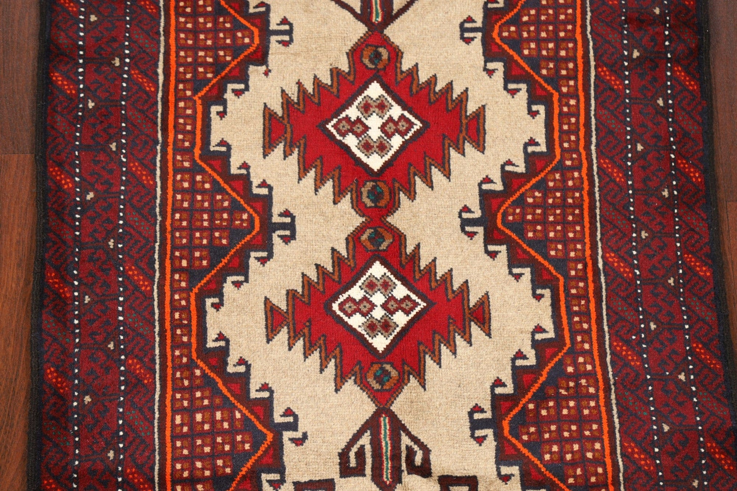 Geometric Balouch Oriental Area Rug 3x6