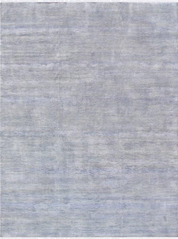 Transitional Collection Hand-Knotted Silk & Wool Area Rug- 9' 1" X 12' 3"