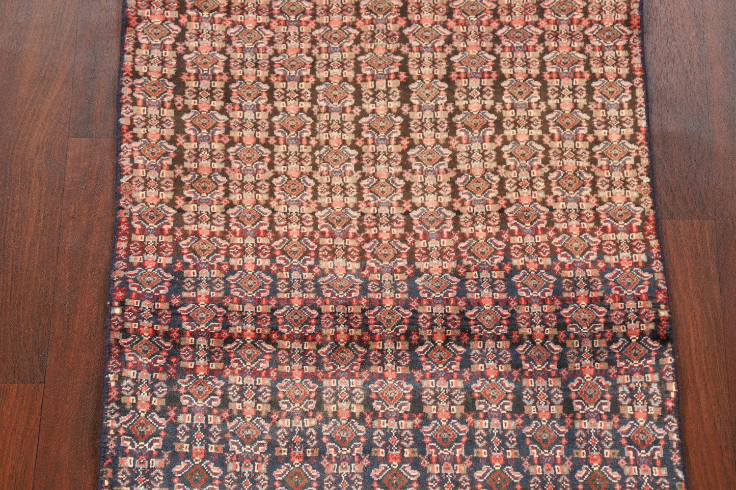 Vintage All-Over Bidjar Persian Runner Rug 3x8