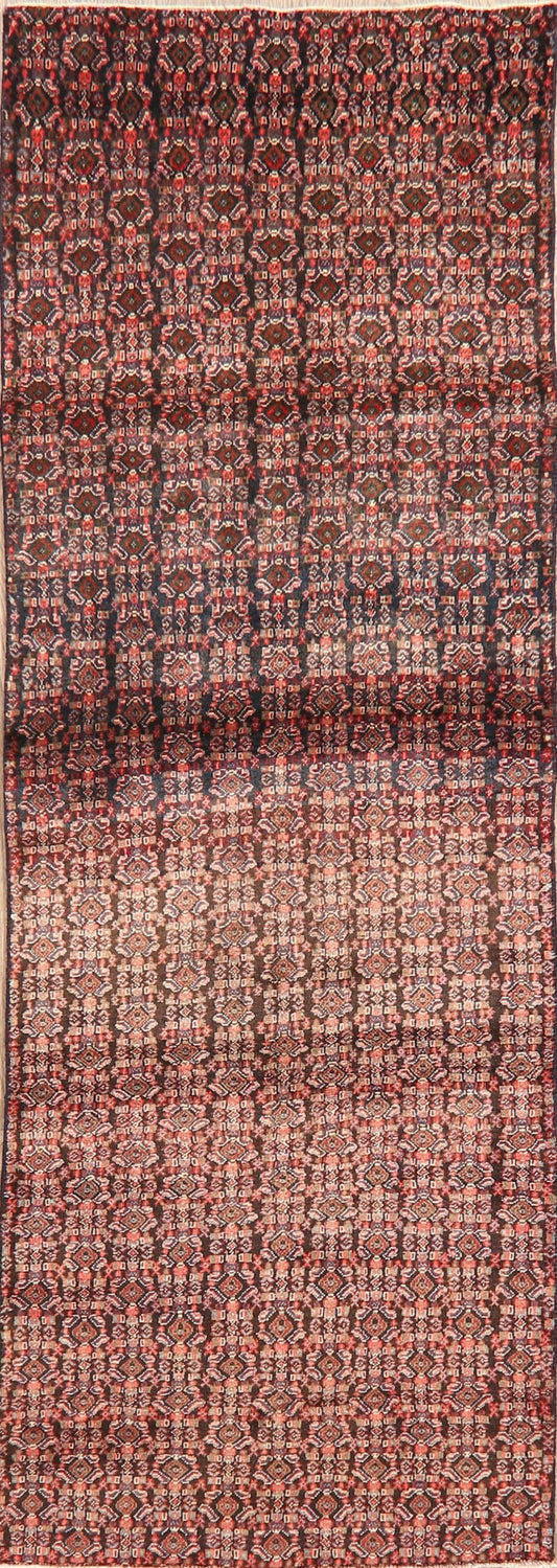 Vintage All-Over Bidjar Persian Runner Rug 3x8