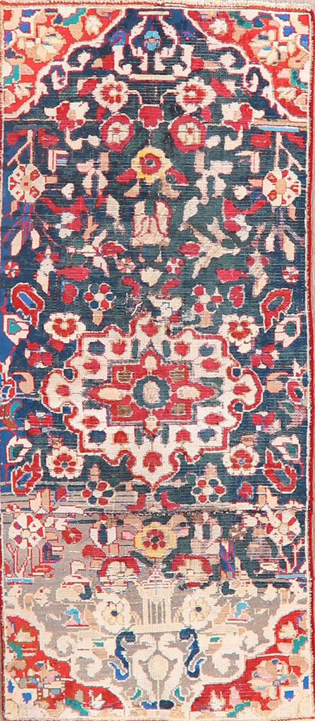 Antique Wool Malayer Persian Runner Rug 3x9