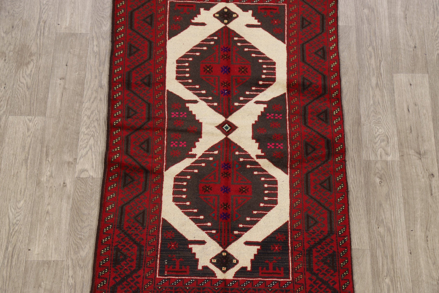 Geometric Balouch Oriental Area Rug 3x6