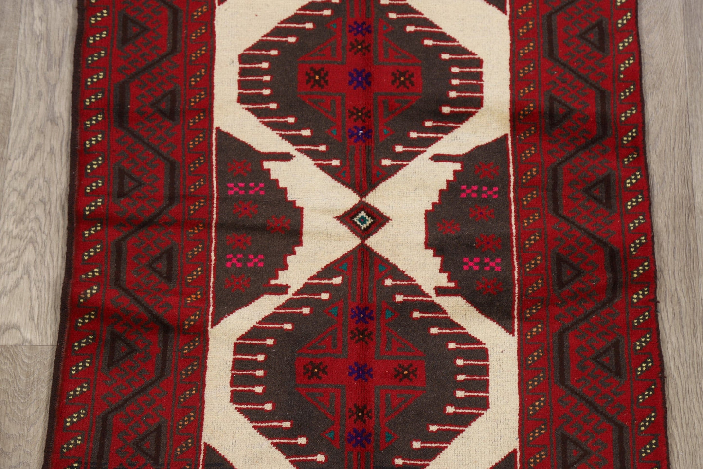 Geometric Balouch Oriental Area Rug 3x6