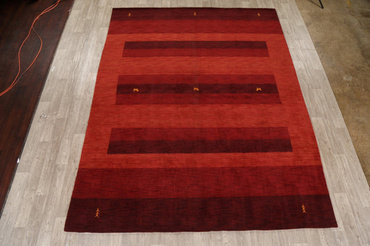 Tribal Red Gabbeh Oriental Area Rug 9x12