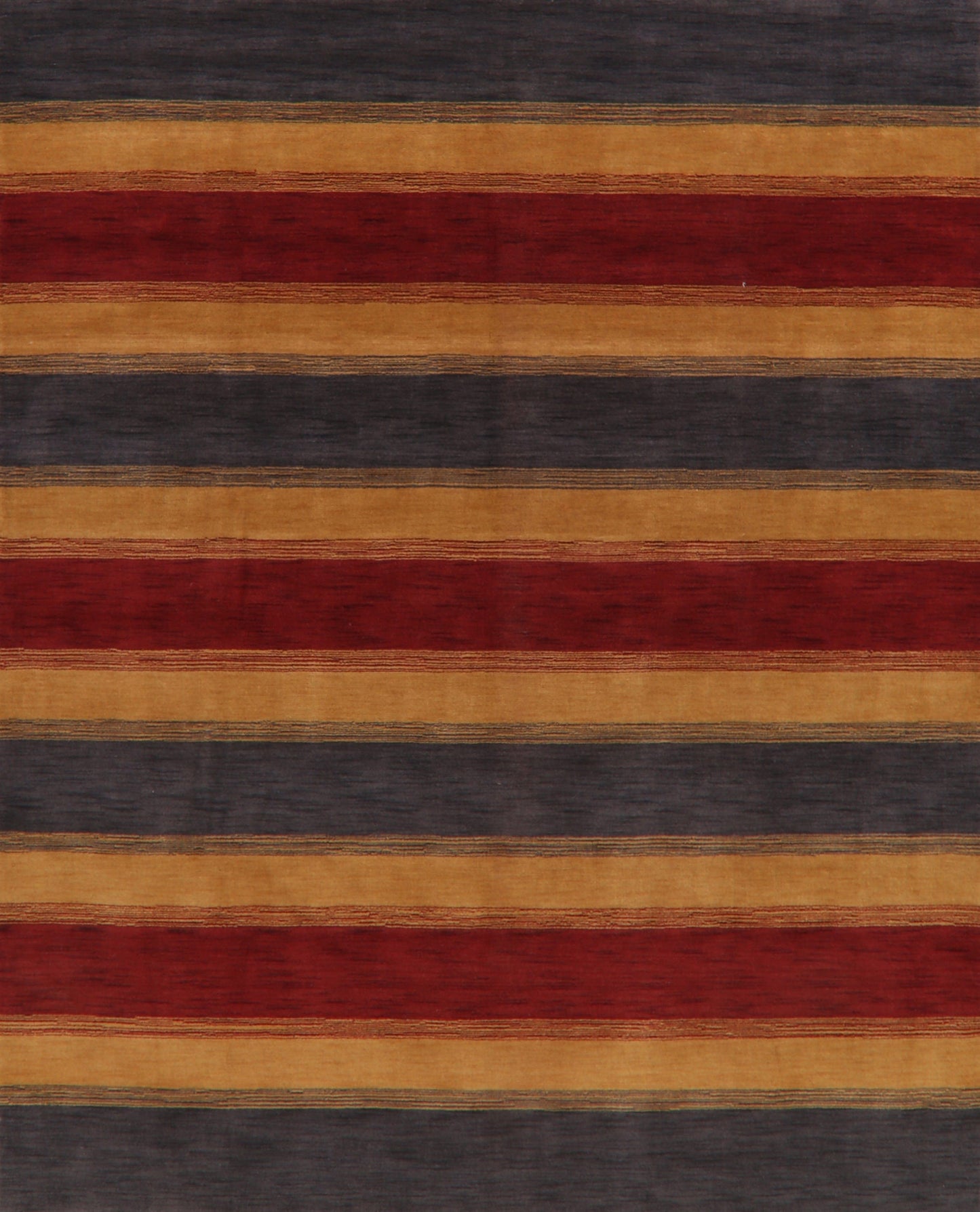 Contemporary Striped Gabbeh Oriental Area Rug 8x10