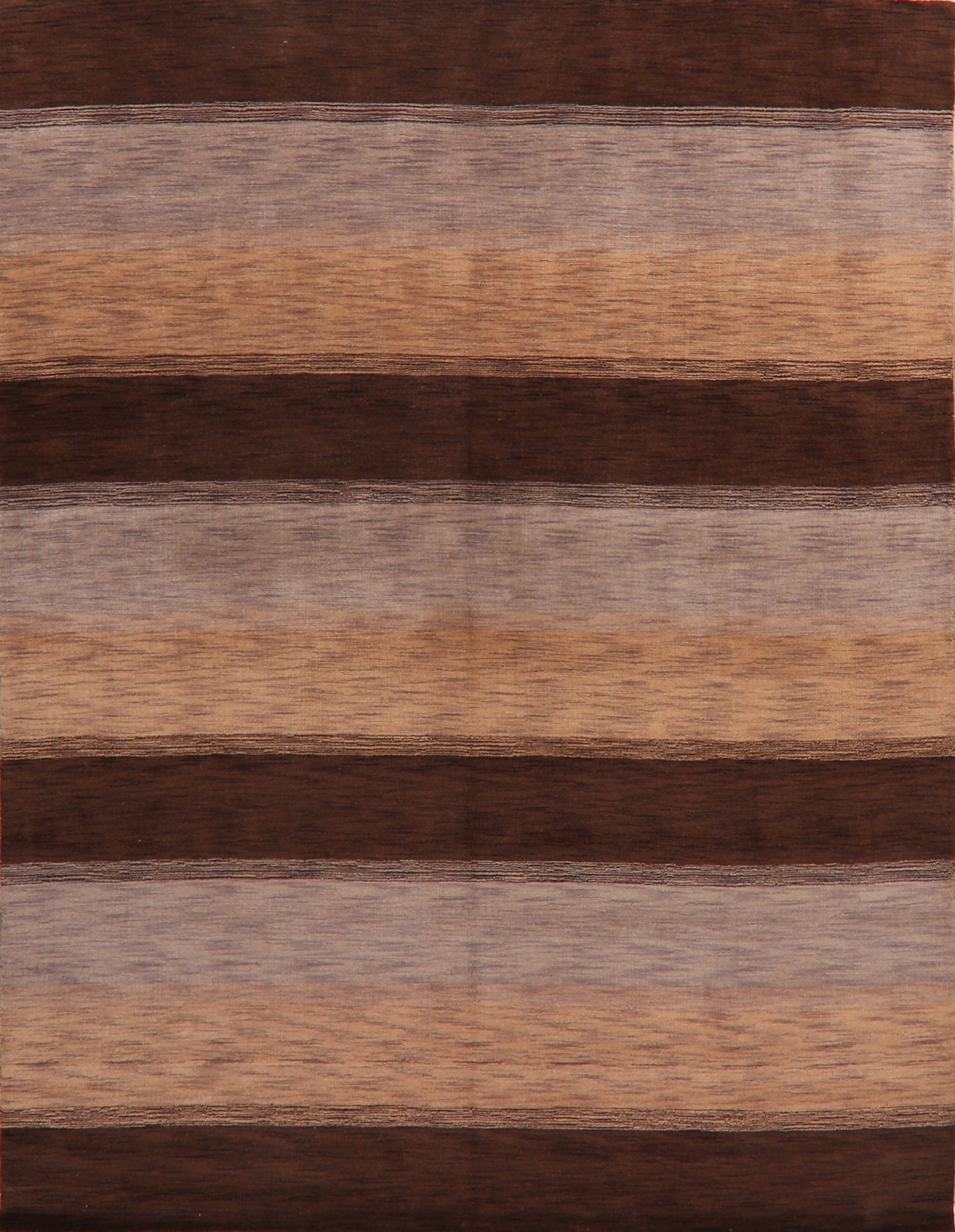 All-Over Striped Gabbeh Oriental Area Rug 8x10