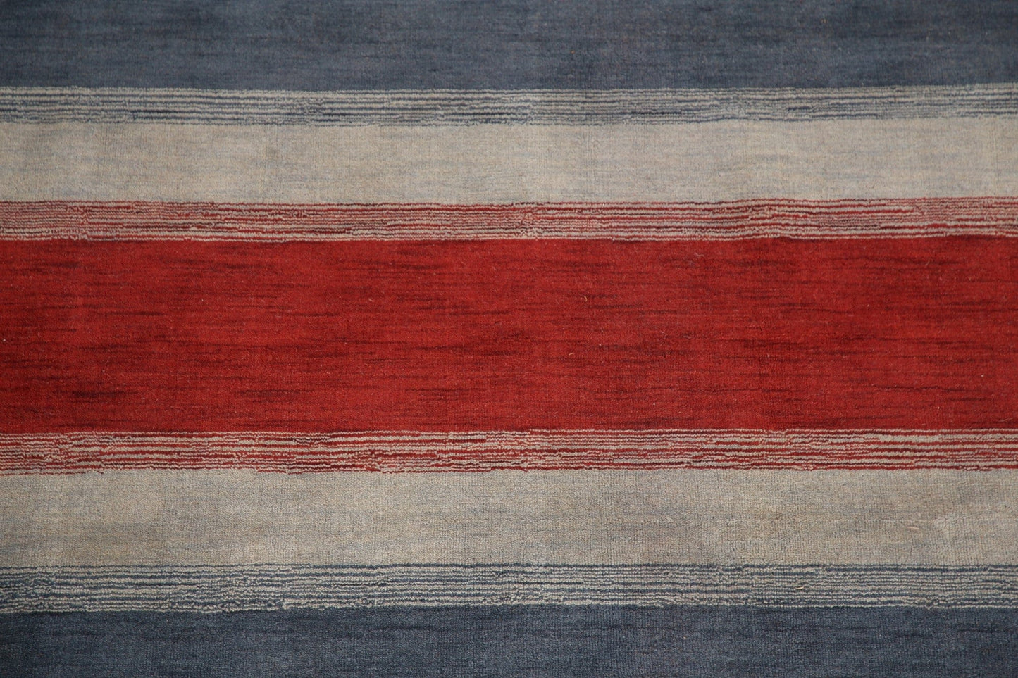 All-Over Striped Gabbeh Oriental Area Rug 9x12