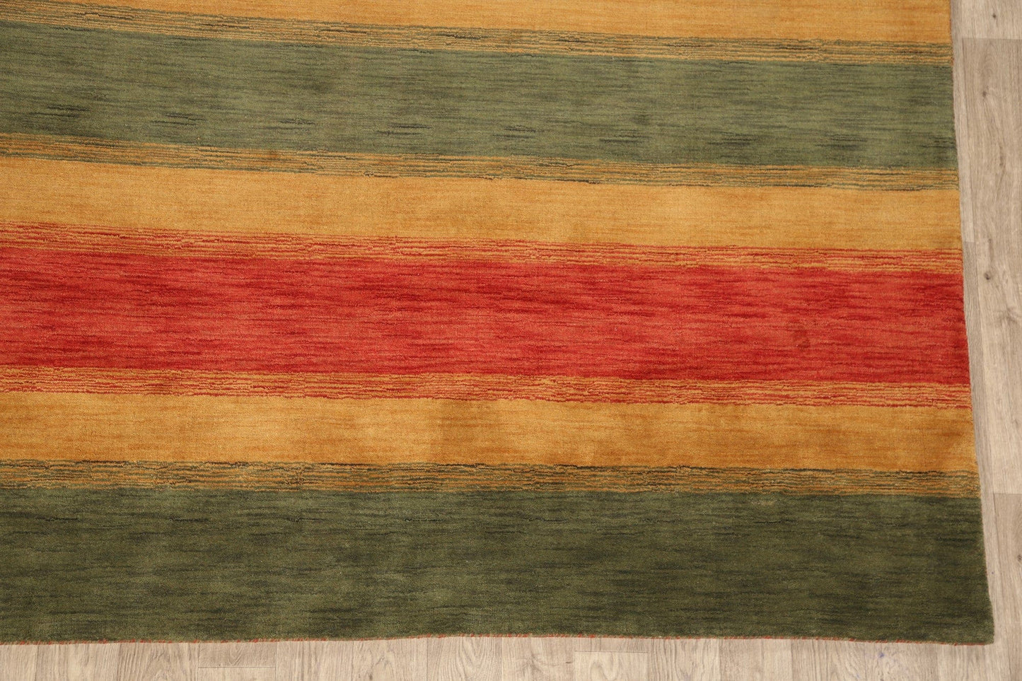 All-Over Striped Gabbeh Oriental Area Rug 8x10