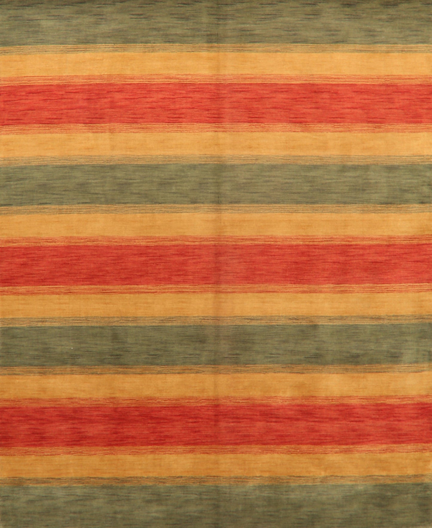 All-Over Striped Gabbeh Oriental Area Rug 8x10