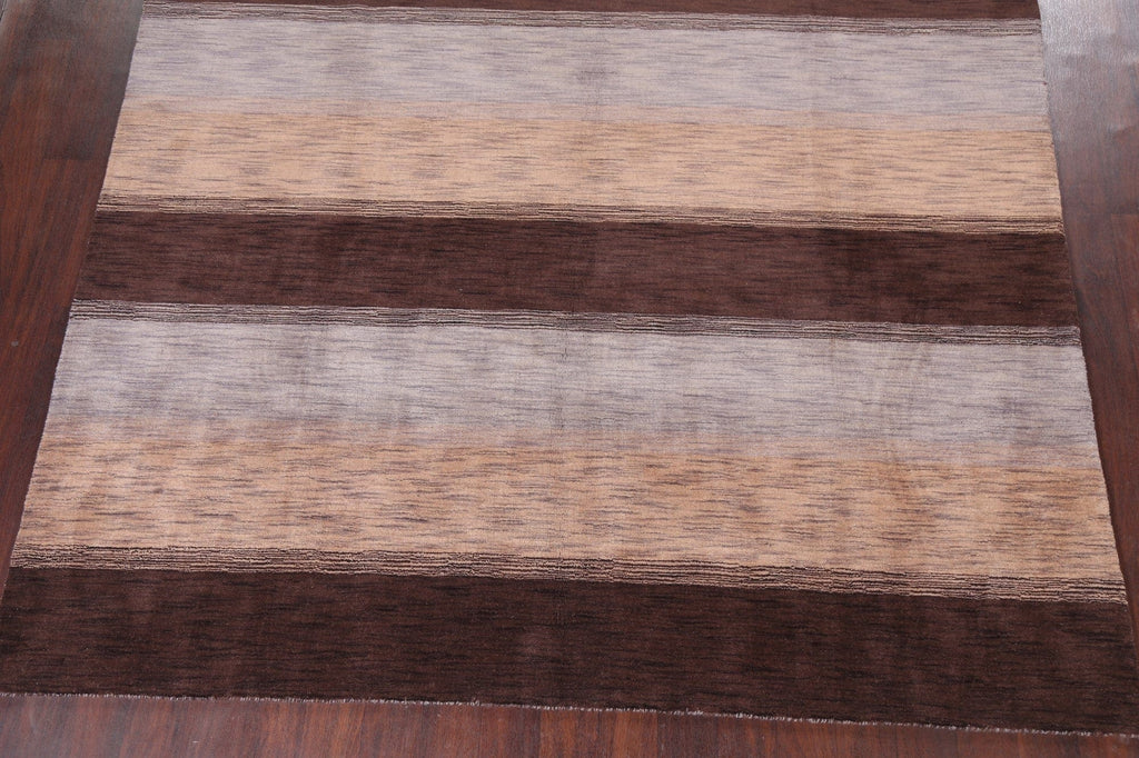 Contemporary Stripe Gabbeh Oriental Area Rug 8x10