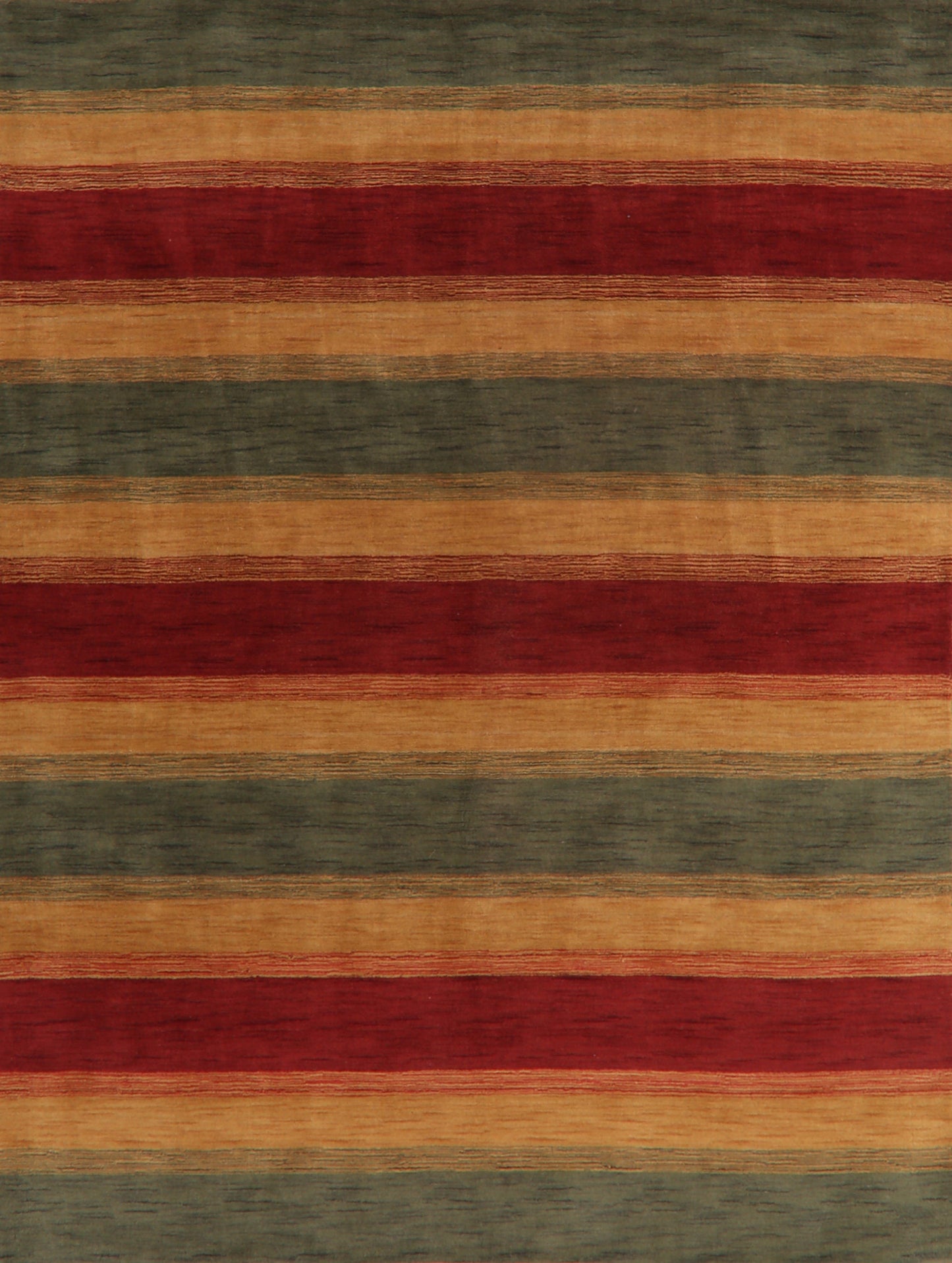 Contemporary Stripe Gabbeh Oriental Area Rug 8x10