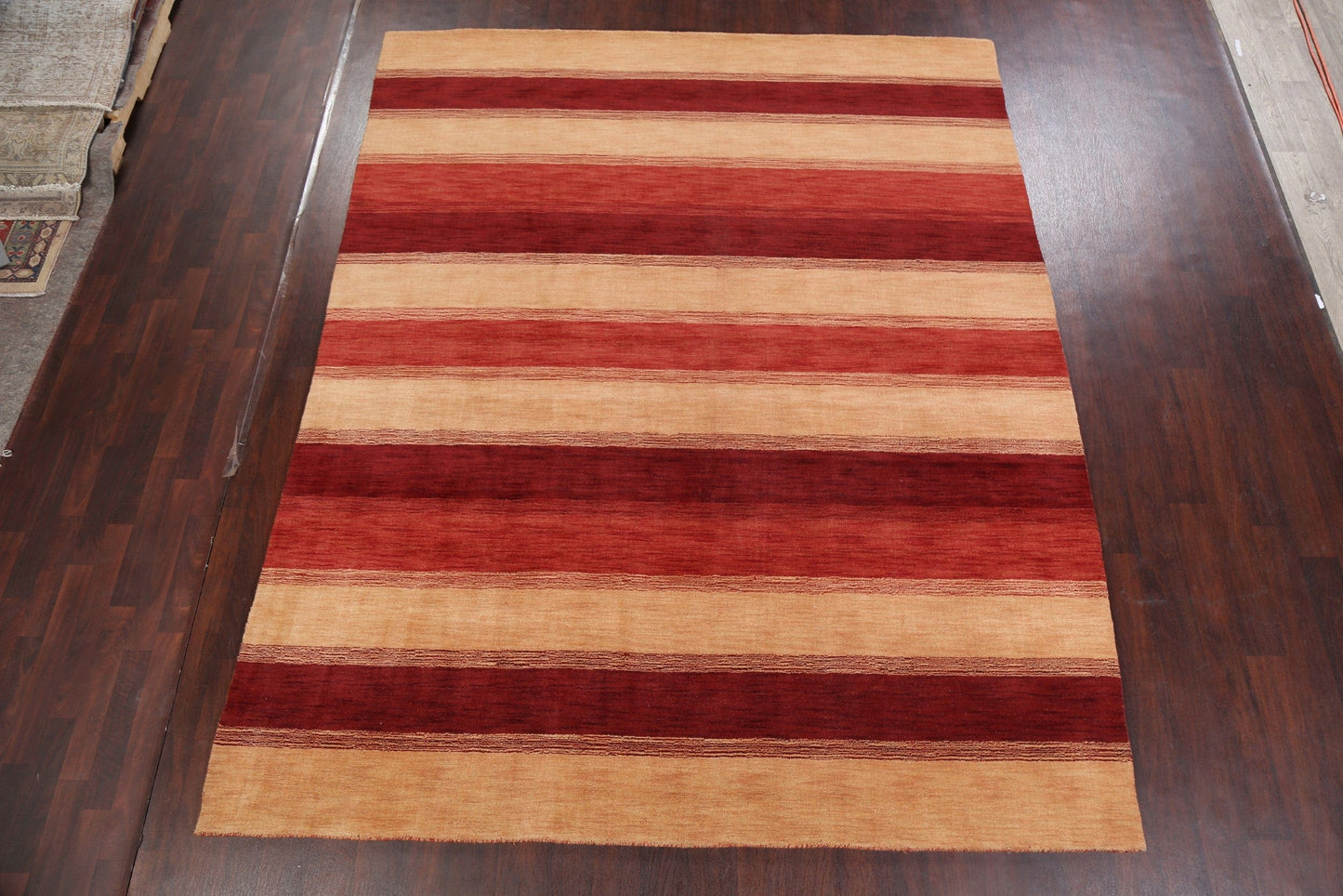 Stripe Gabbeh Oriental Area Rug 8x10