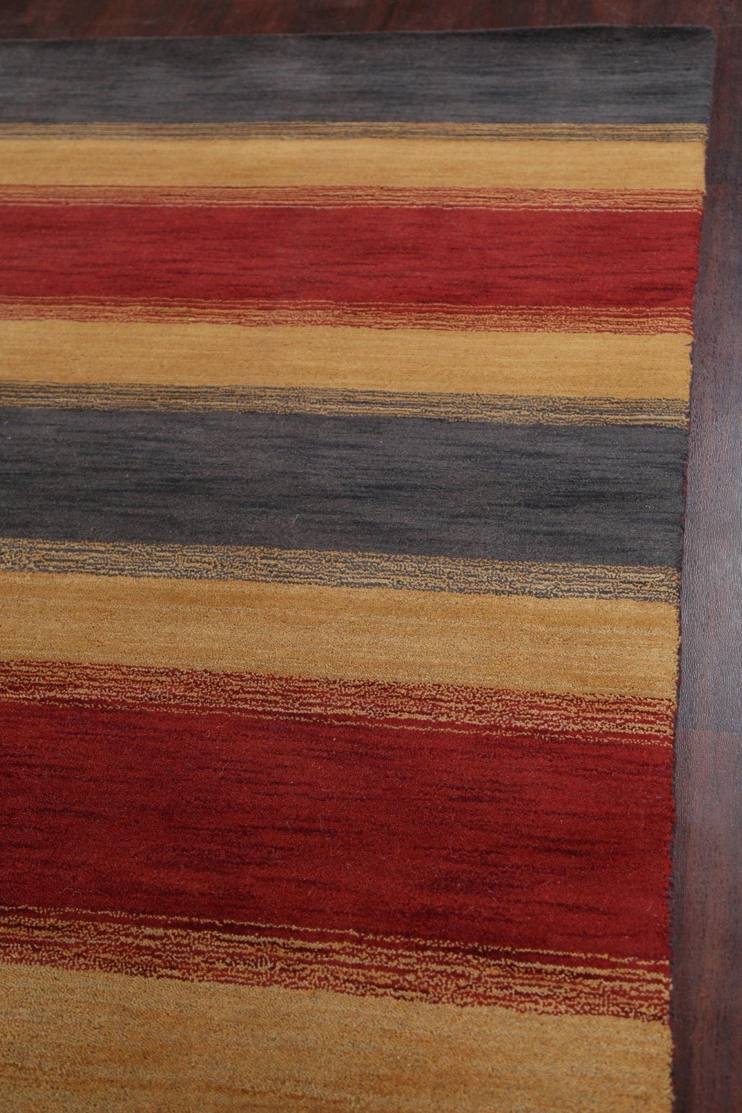 Contemporary Stripe Gabbeh Oriental Area Rug 8x10