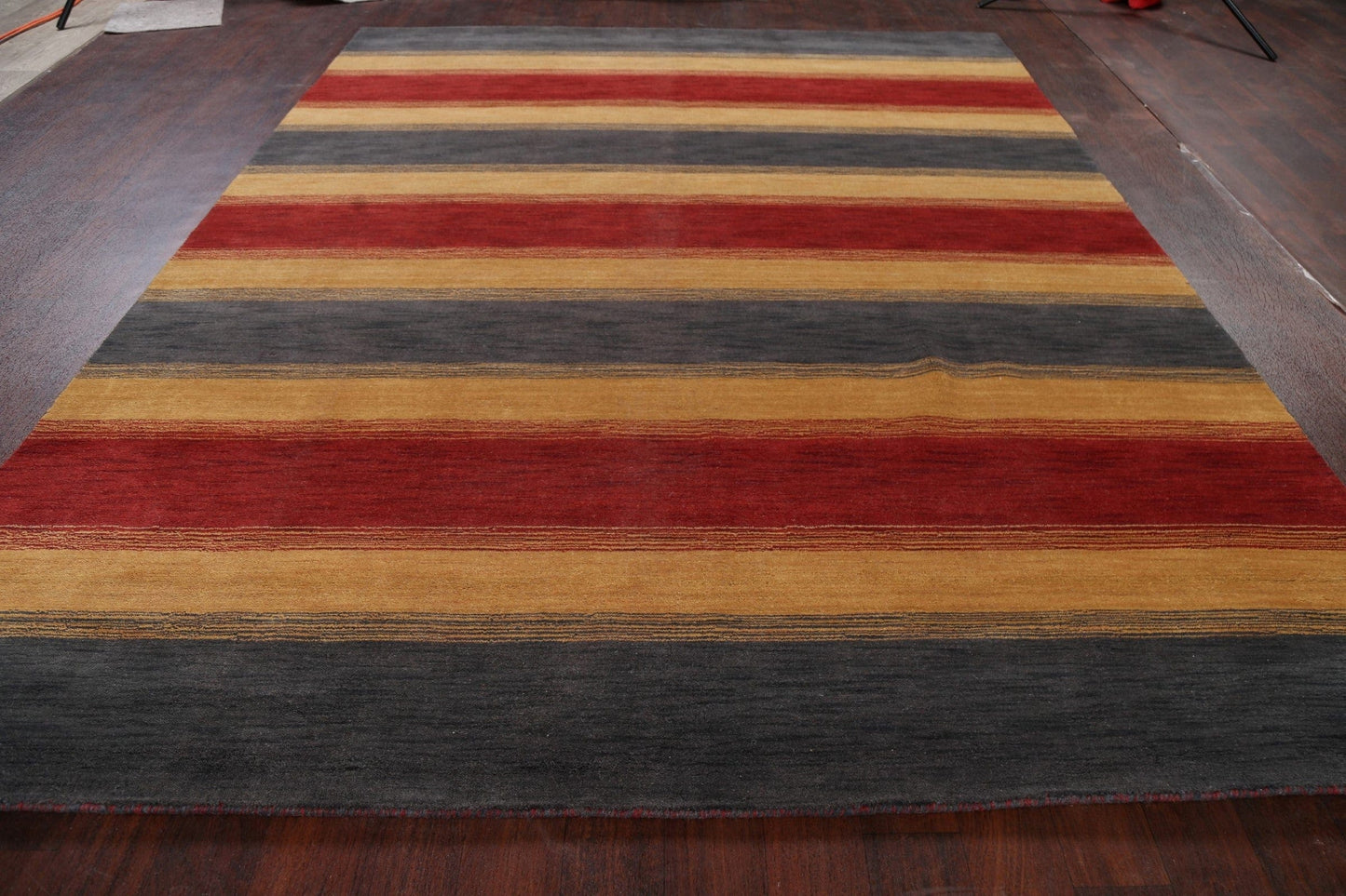 Contemporary Stripe Gabbeh Oriental Area Rug 8x10