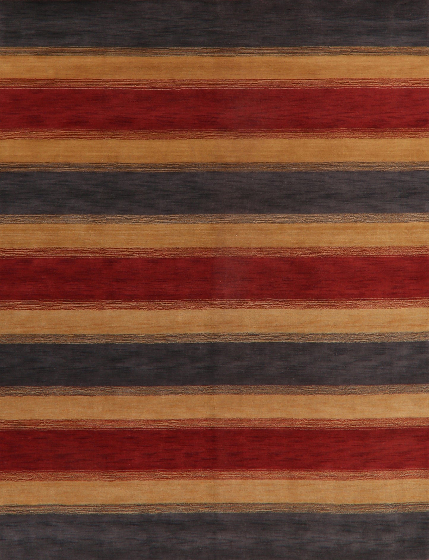 Contemporary Stripe Gabbeh Oriental Area Rug 8x10