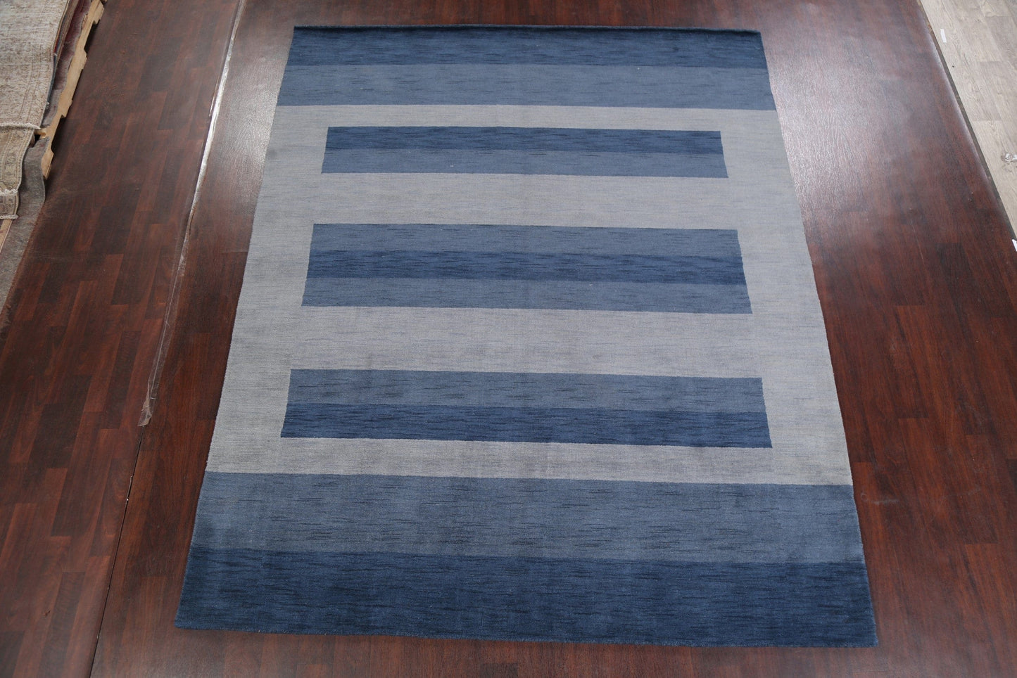 Contemporary Blue Gabbeh Oriental Area Rug 8x10