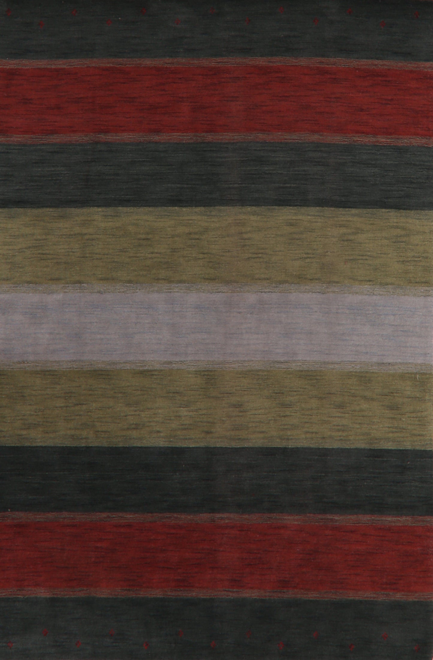 Contemporary Striped Gabbeh Oriental Area Rug 7x10