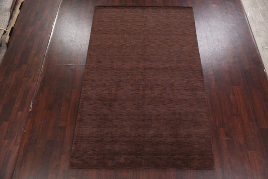 Contemporary Gabbeh Oriental Area Rug 6x10