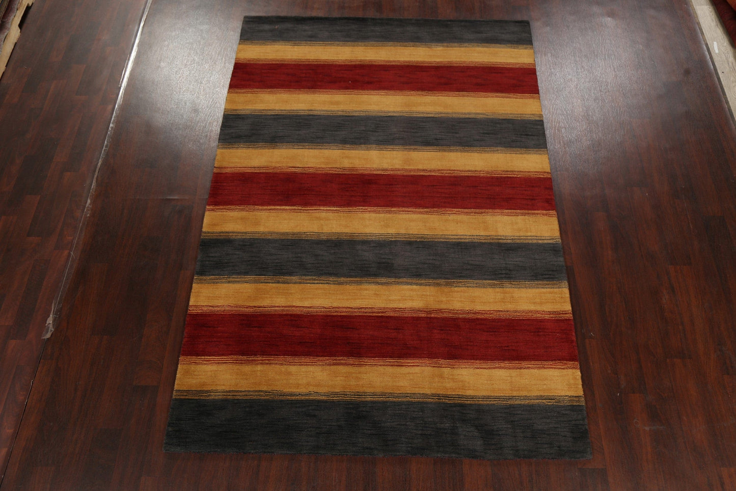 Stripe Gabbeh Oriental Area Rug 6x9