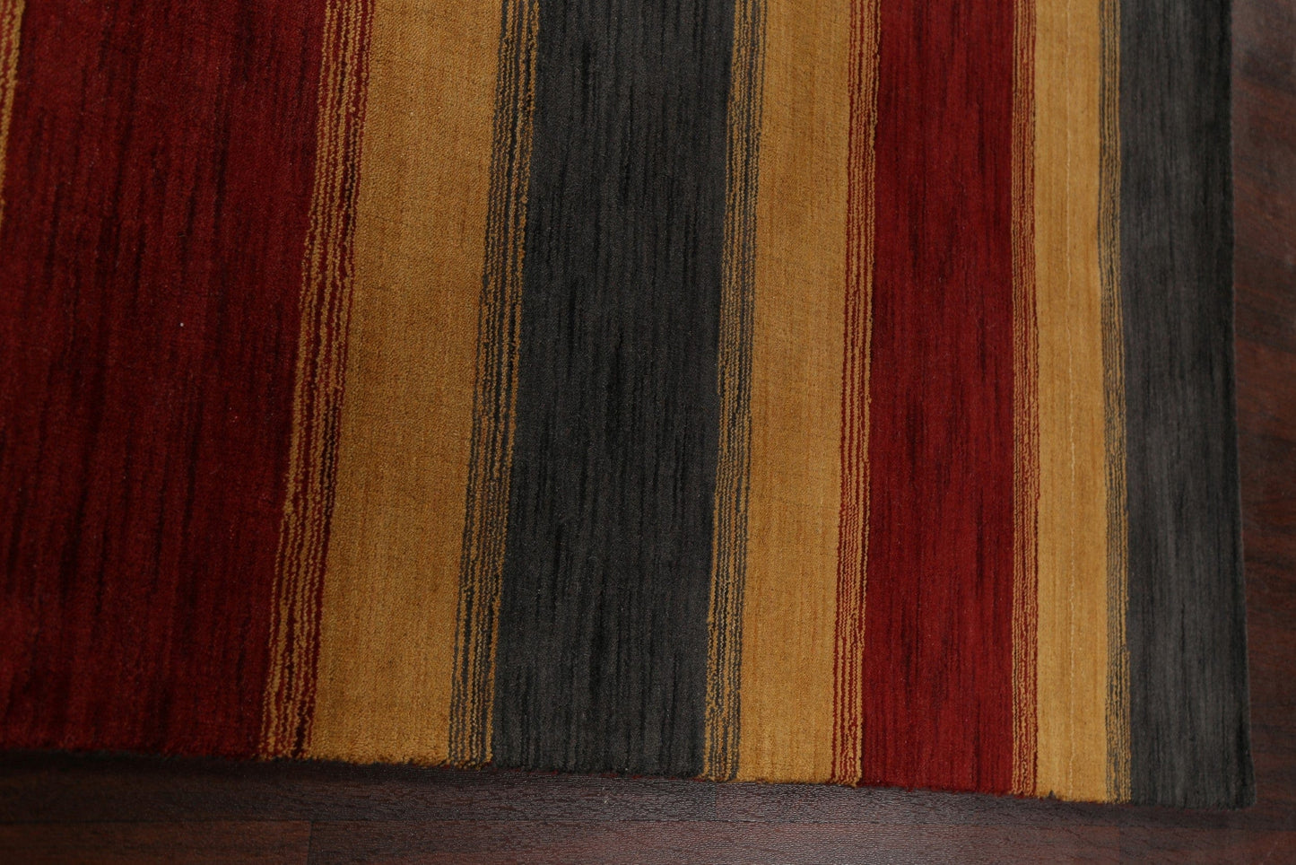 Stripe Gabbeh Oriental Area Rug 6x9