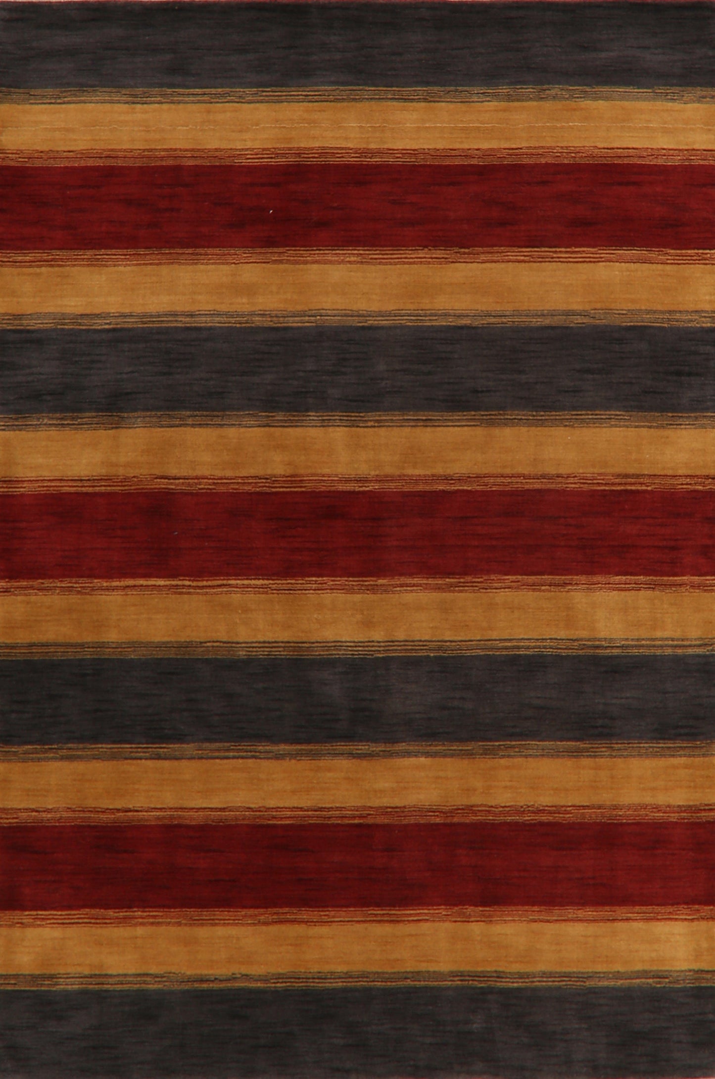 Stripe Gabbeh Oriental Area Rug 6x9