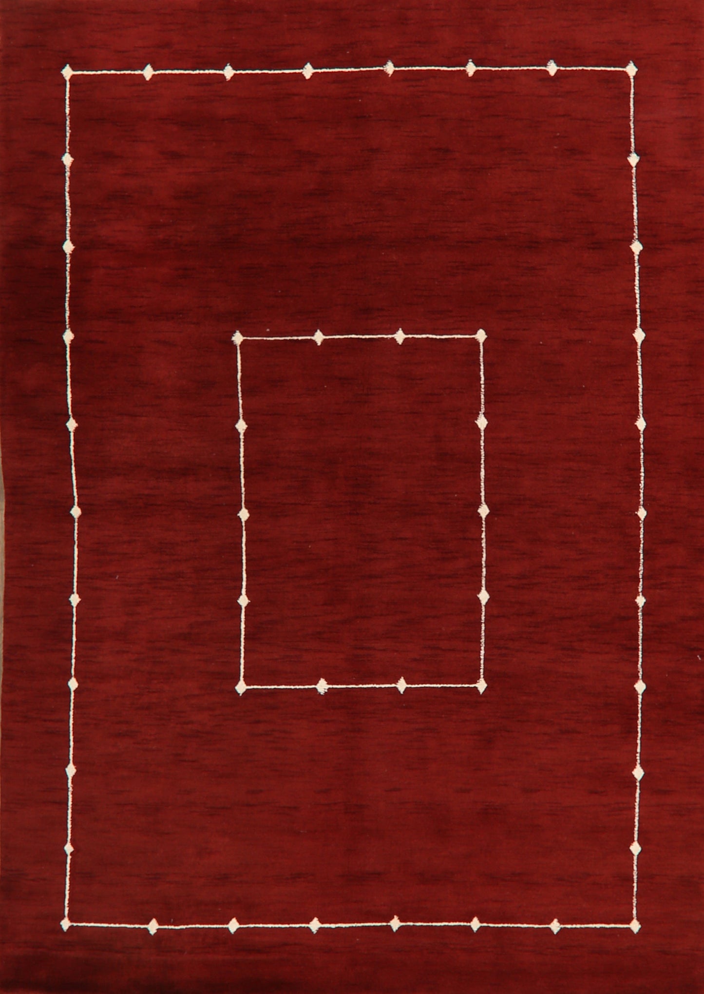 Geometric Red Gabbeh Oriental Area Rug 7x10