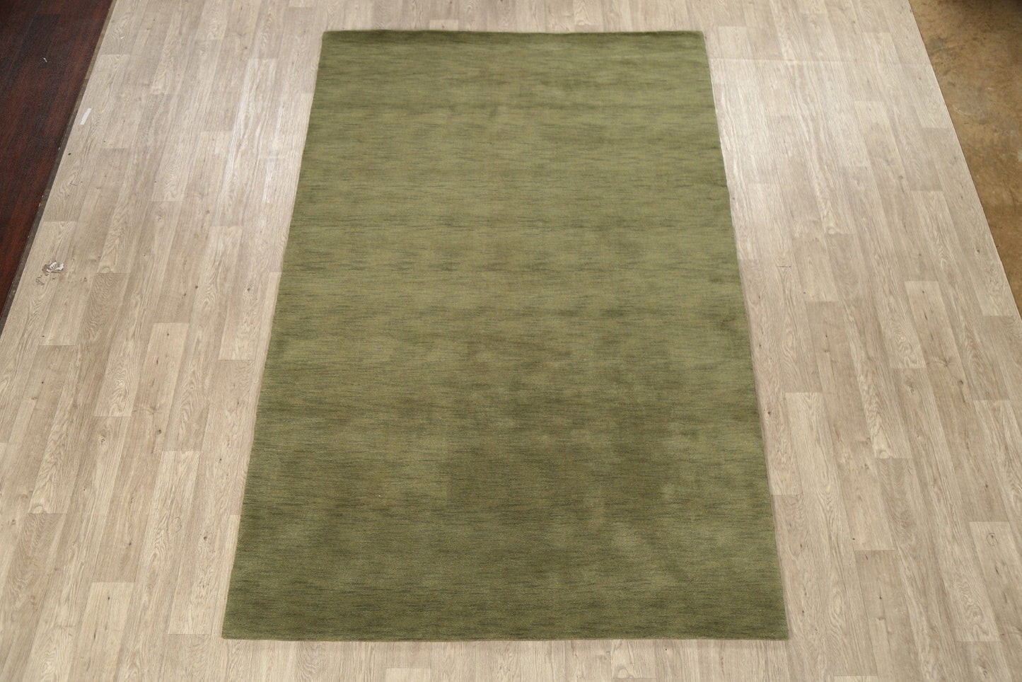 Contemporary Green Gabbeh Oriental Area Rug 6x9