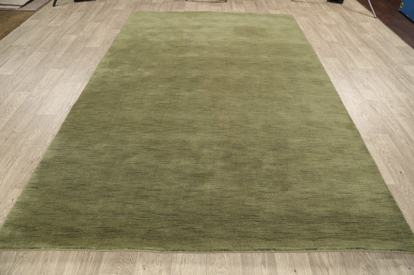 Contemporary Green Gabbeh Oriental Area Rug 6x9