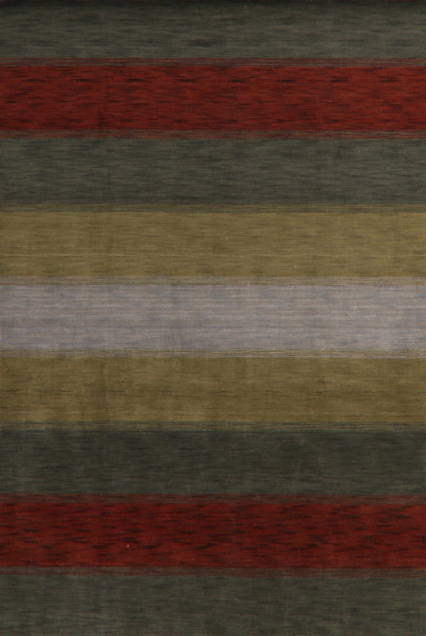 Contemporary Stripe Gabbeh Oriental Area Rug 7x10