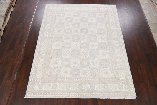 Geometric Khotan Oushak Area Rug 8x10