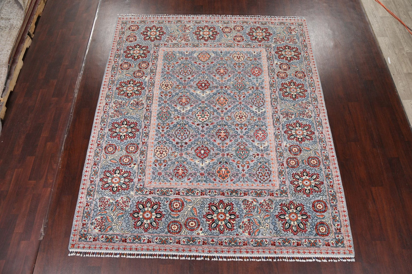 Vegetable Dye Floral Super Kazak Oriental Area Rug 8x10