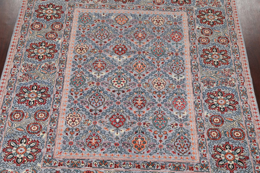 Vegetable Dye Floral Super Kazak Oriental Area Rug 8x10