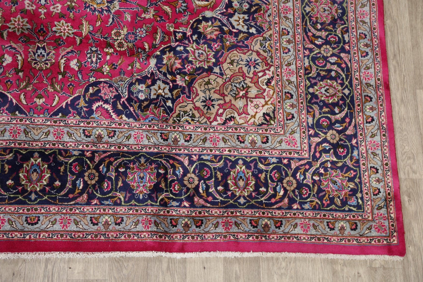 Floral Kashmar Persian Pink Area Rug 10x13