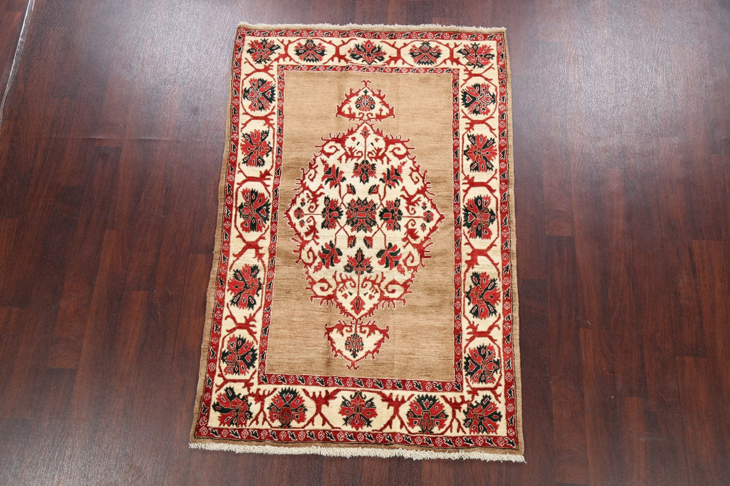 Geometric Bidjar Persian Area Rug 4x6