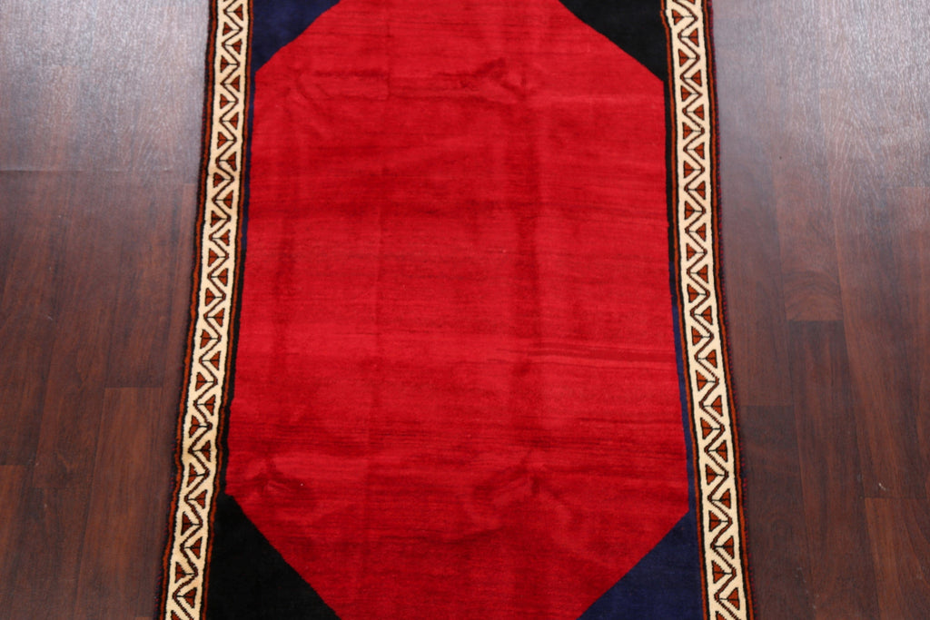 Geometric Red Shiraz Persian Area Rug 4x7