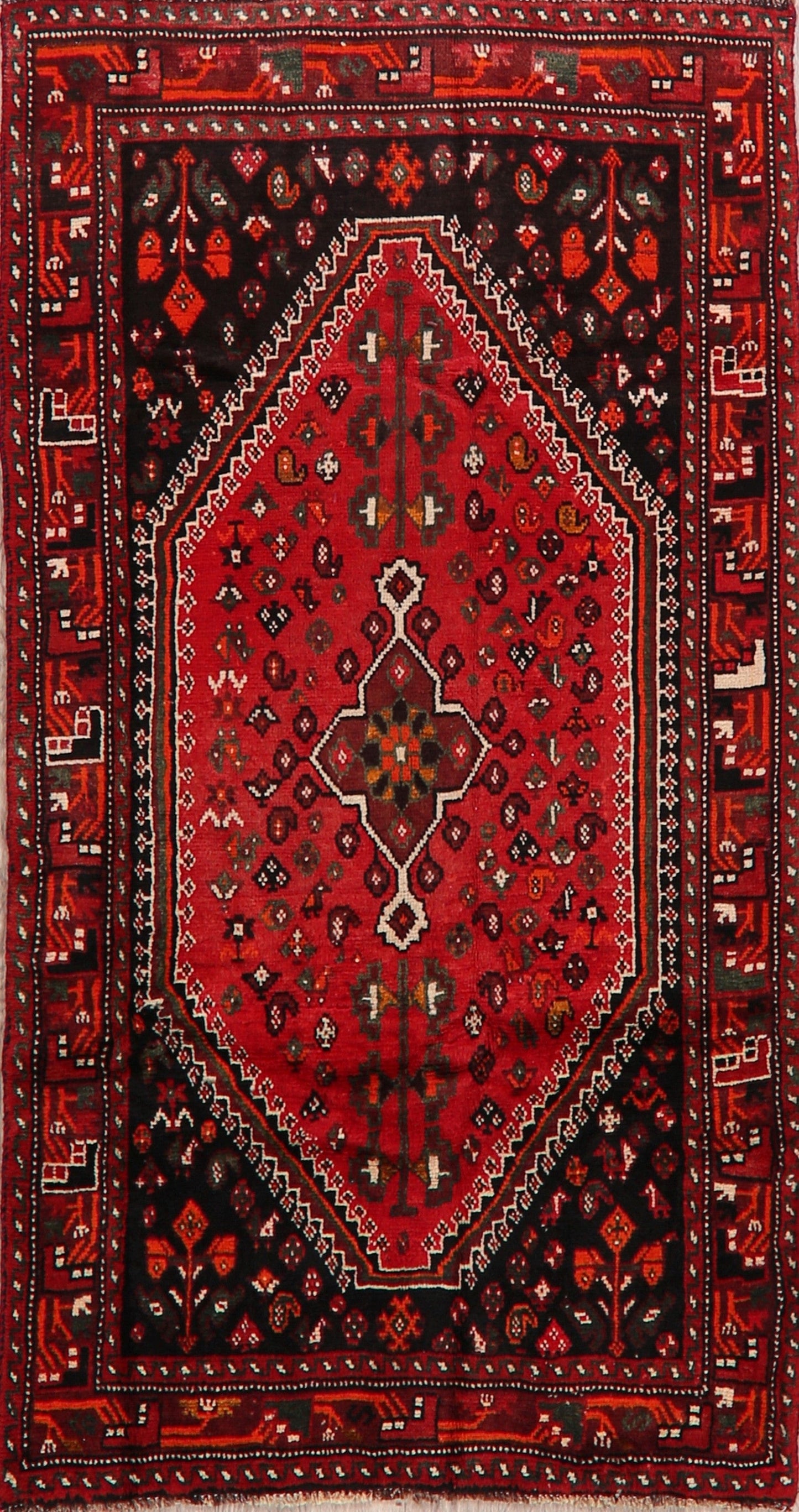 Tribal Geometric Lori Persian Area Rug 4x8